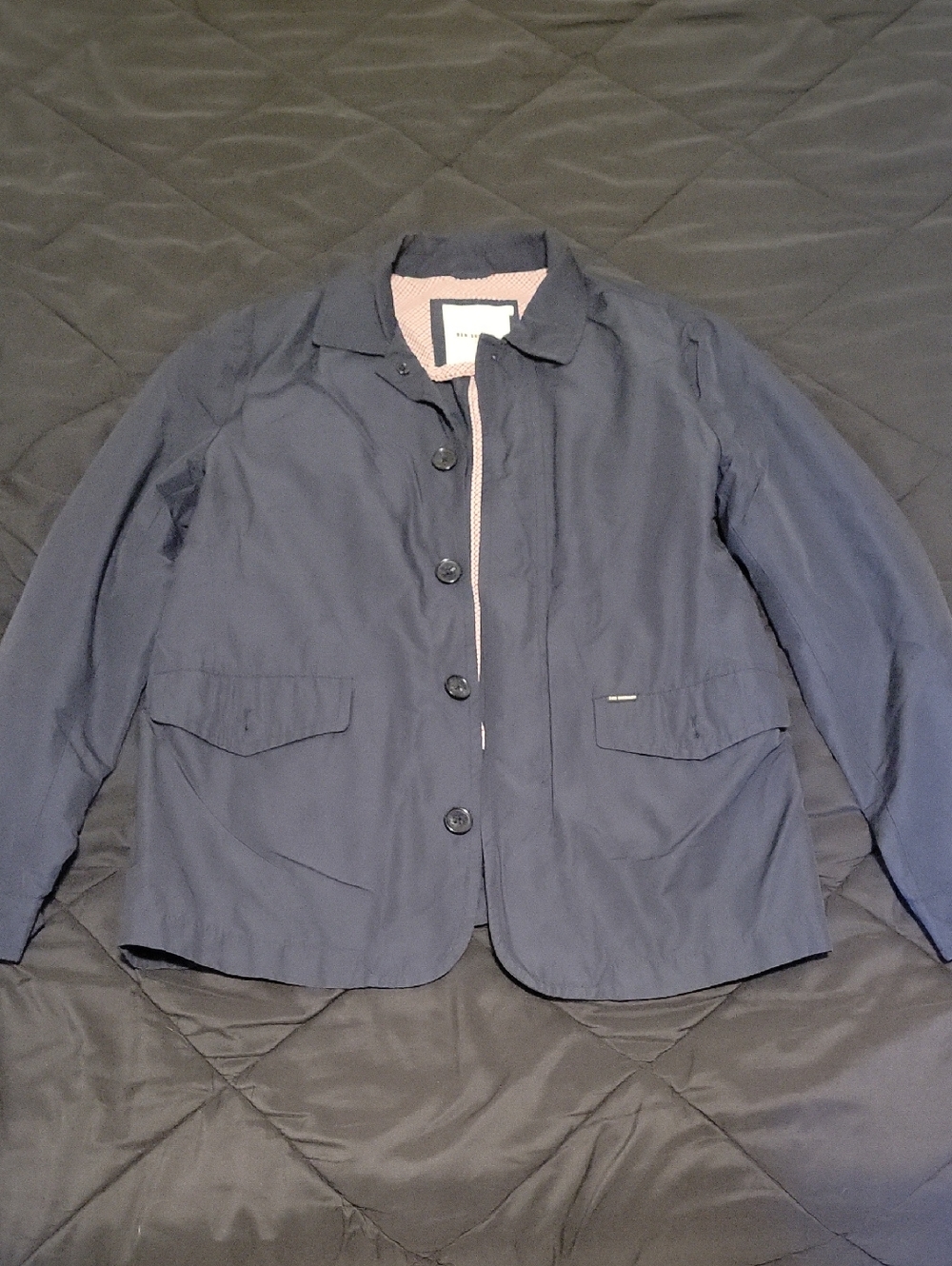 Ben Sherman Men's Navy Single-Breasted Blazer Jacket
